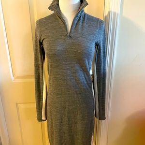 Icebreaker Merino dress with half zip